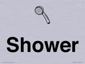KT13256: Dementia Shower sign