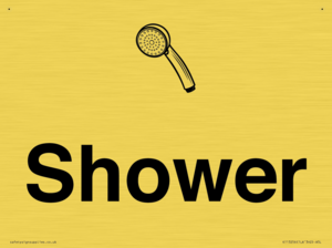 KT13256: Dementia Shower sign