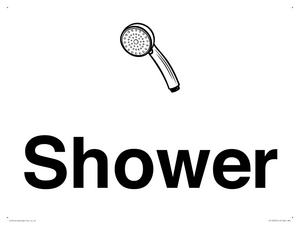 KT13256: Dementia Shower sign