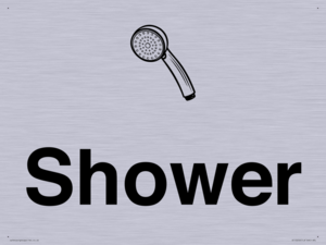 KT13256: Dementia Shower sign