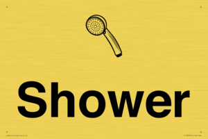 KT13256: Dementia Shower sign