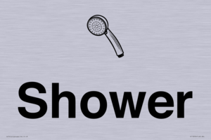 KT13256: Dementia Shower sign
