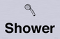 KT13256: Dementia Shower sign