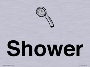 KT13256: Dementia Shower sign