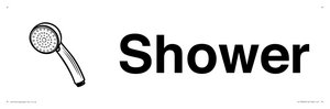 KT13256: Dementia Shower sign