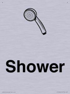 KT13256: Dementia Shower sign