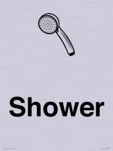 KT13256: Dementia Shower sign