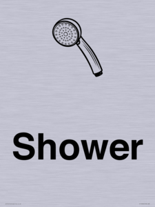 KT13256: Dementia Shower sign