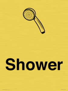 KT13256: Dementia Shower sign