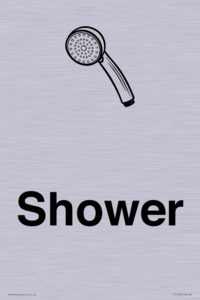 KT13256: Dementia Shower sign