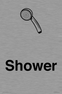 KT13256: Dementia Shower sign