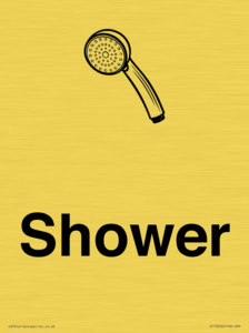 KT13256: Dementia Shower sign