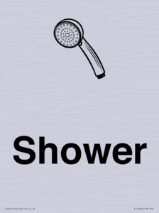 KT13256: Dementia Shower sign