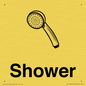 KT13256: Dementia Shower sign