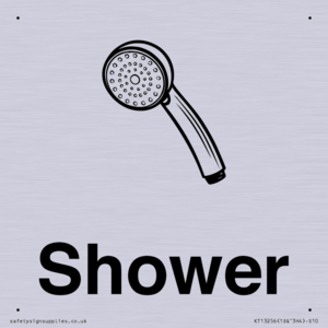KT13256: Dementia Shower sign