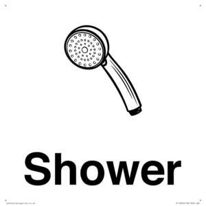 KT13256: Dementia Shower sign