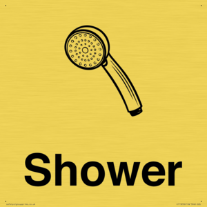 KT13256: Dementia Shower sign