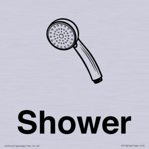 KT13256: Dementia Shower sign