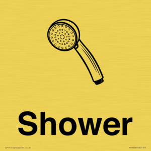 KT13256: Dementia Shower sign