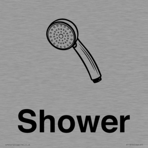 KT13256: Dementia Shower sign