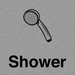 KT13256: Dementia Shower sign