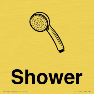KT13256: Dementia Shower sign