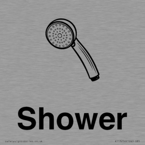 KT13256: Dementia Shower sign