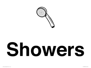 KT13258: Dementia Showers sign