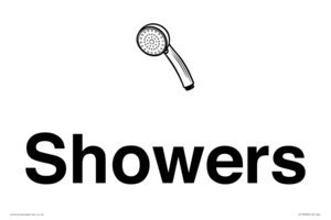 KT13258: Dementia Showers sign