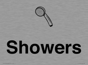 KT13258: Dementia Showers sign