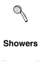KT13258: Dementia Showers sign
