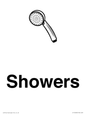 KT13258: Dementia Showers sign