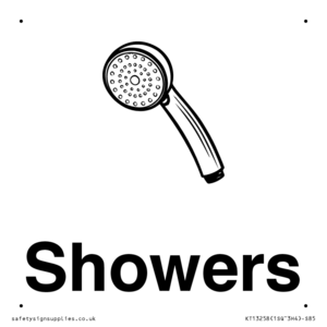 KT13258: Dementia Showers sign