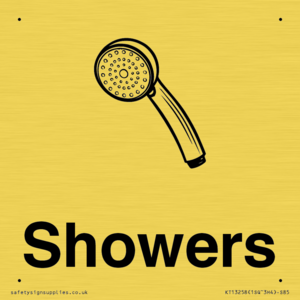 KT13258: Dementia Showers sign