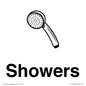 KT13258: Dementia Showers sign