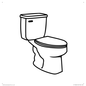 KT13262: Dementia Toilet symbol
