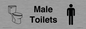 KT13264: Dementia Male Toilet sign