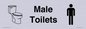 KT13264: Dementia Male Toilet sign