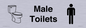 KT13264: Dementia Male Toilet sign