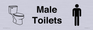 KT13264: Dementia Male Toilet sign