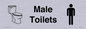KT13264: Dementia Male Toilet sign