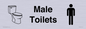 KT13264: Dementia Male Toilet sign