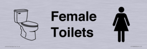 KT13268: Dementia Female Toilet Sign