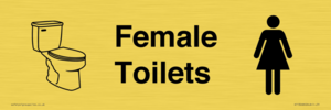 KT13268: Dementia Female Toilet Sign