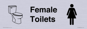 KT13268: Dementia Female Toilet Sign