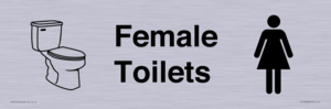 KT13268: Dementia Female Toilet Sign