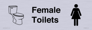 KT13268: Dementia Female Toilet Sign
