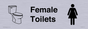KT13268: Dementia Female Toilet Sign