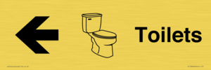 KT13283: Dementia Toilets signs Left