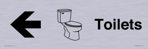 KT13283: Dementia Toilets signs Left